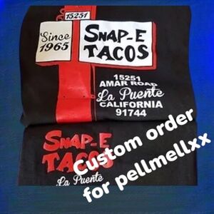 Black Snap-E Tacos Graphic Tee